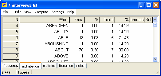 wordlist_display alpha